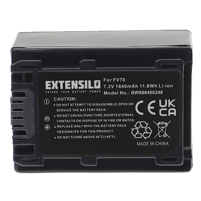 Akku 1640mAh für Sony NEX-VG30 NEX-VG30E NEX-VG30EH NEX-VG30EB NEX-VG20EH