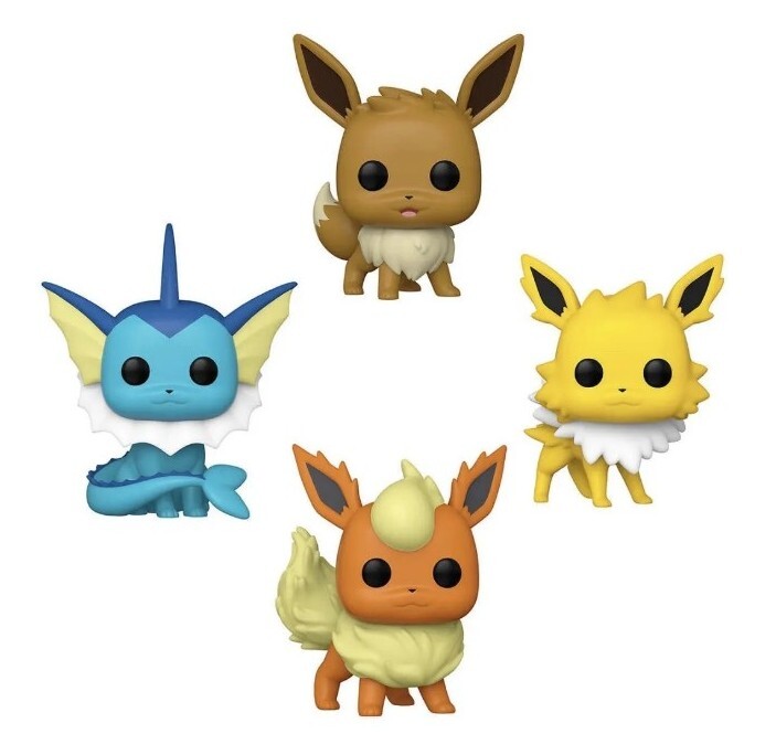 Funko Pop! イーブイ進化系　お得な4体セット Funko Pop! Pokemon Ultimate 4 Pack Eevee/Vaporeon/Jolteon/Flareon