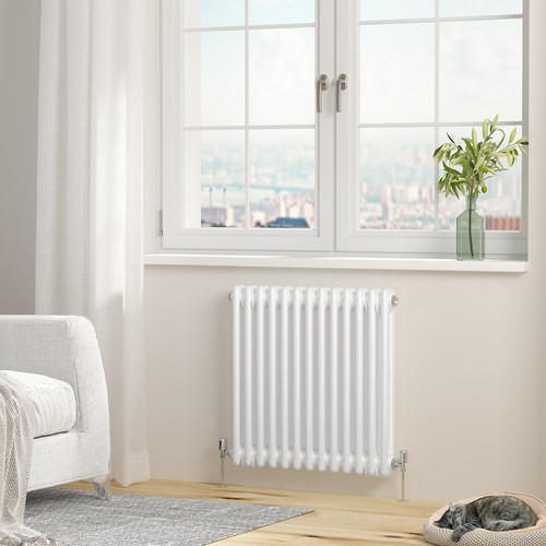2/3 Column Horizontal Radiator Traditional Central Heating Cast Iron Style Rad - Picture 34 of 62