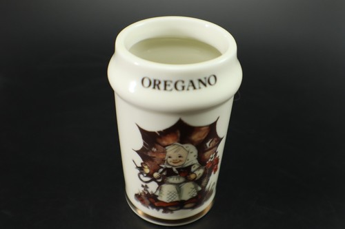 MI Hummel Spice Jar OREGANO 24K Gold Trim Empty Resuable 1987 Vintage - Picture 8 of 10
