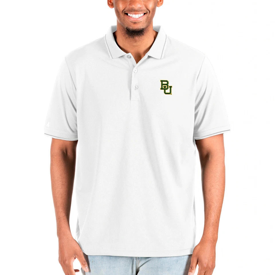 Baylor Bears NCAA Antigua Polo golf Shirt NEW with Tags (Green/White) - Image 4 of 4