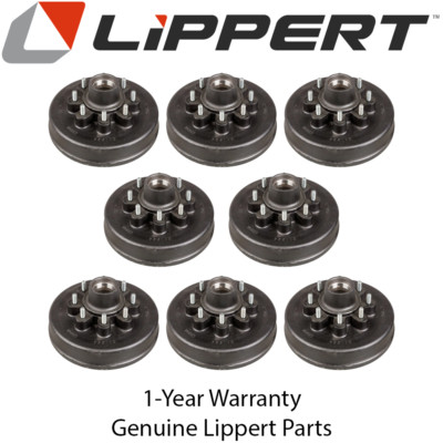Lippert 12  7000-lb Hub 8-6.5 1/2  Studs (8-Pack) - Fits Dexter AL-KO Rockwell