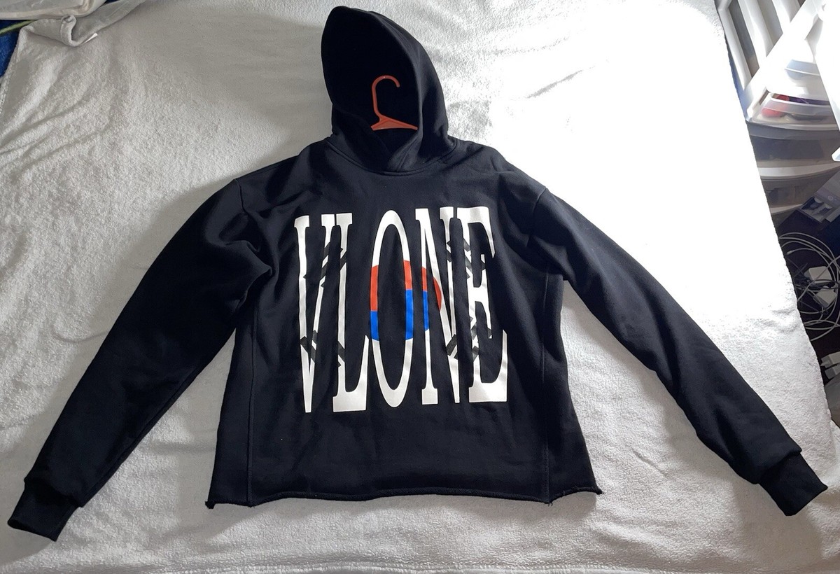 Vlone South Korea Staples Logo Pullover Sweatshirt Hoodie 2019