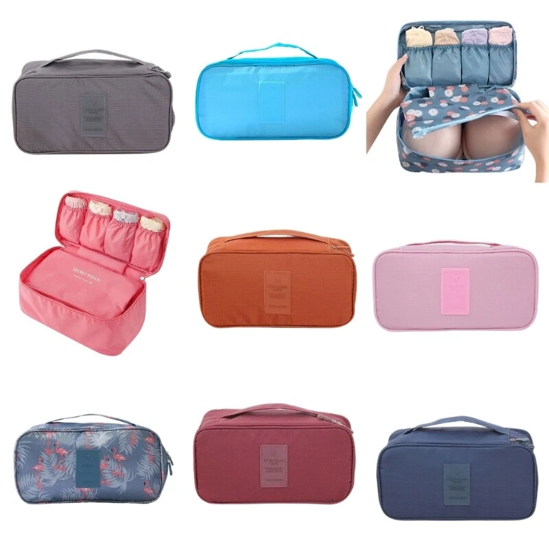 Travel Bra Organizer Underwear Storage Bag Women Men Socks