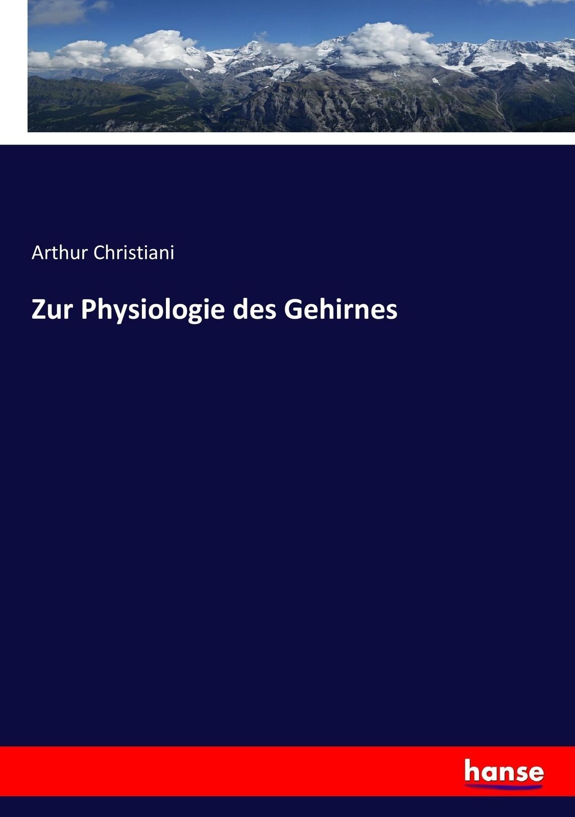 Thumbnail - Zur Physiologie Des Gehirnes Arthur Christiani