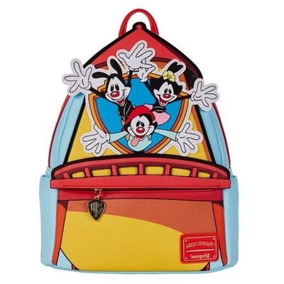 Loungefly Animaniacs Bag Animaniacs Exclusive Dot Warner Cosplay Plush Mini Backpack  main image 3