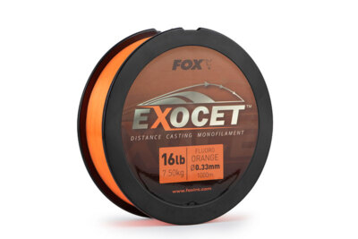 FOX EXOCET FLUORORANGE Karpfenlinie / Monofilament - 1000m Spule