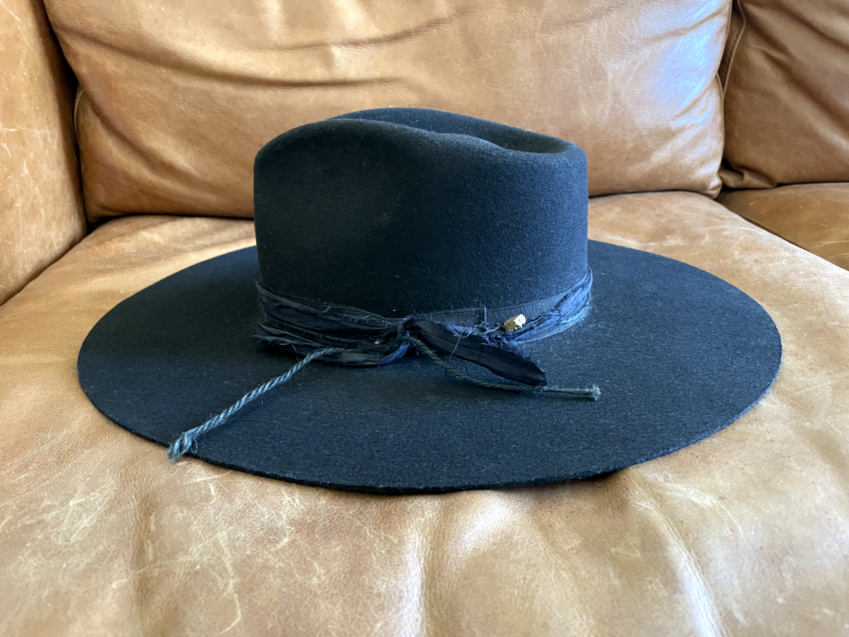 STETSON JW MARSHALL FLAT BRIM WESTERN HAT SIZE S