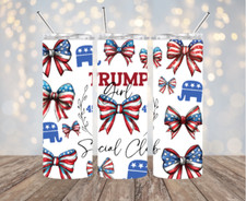 Trump Girl Handmade Skinny Sublimation 20oz Tumbler President Elect