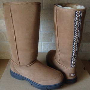ugg ultimate tall braid chestnut