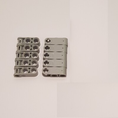 10x Lego NEU Technic Achs Pin Verbinder 3L 2 Löcher 42003 hellgrau Technik NEU