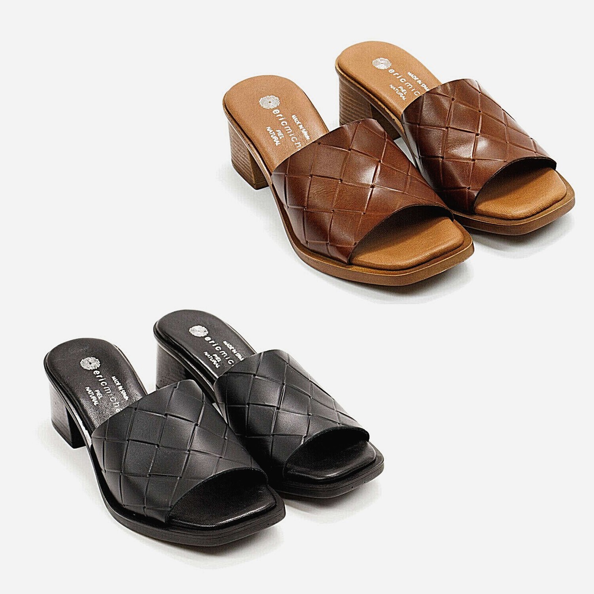 Leather Quilted Square Toe Mules Bottega Veneta Padded Quilted