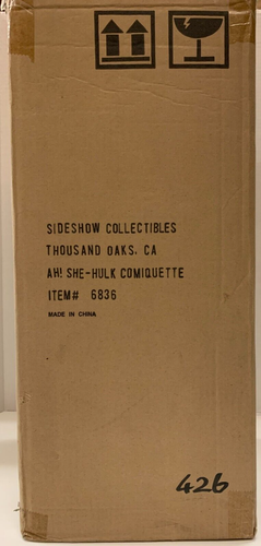 SIDESHOW MARVEL COMICS SHE HULK STATUE COMIQUETTE ADAM HUGHES AH! NEW U.S. - Picture 10 of 10