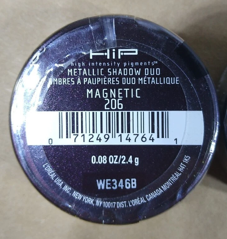 L'Oreal HIP Studio Secrets Metallic Eye Shadow Duo 206 MAGNETIC 0.08z (LOT OF 3) - Image 4 of 4
