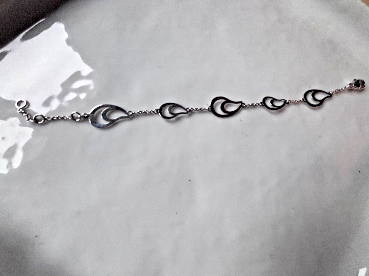 Bracelet Gourmette Fin En Argent 925 Maille Cachemire Thanina Bijoux - Occasion