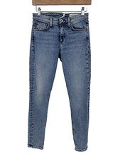 RAG  BONE Cate Mid Rise Ankle Skinny Jeans Waist Size 25 Inseam 26  light wash