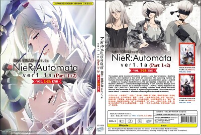 NieR:Automata Ver1.1a DVD BOX Vol.1.2セット English dubbed of NieR:Automata Ver.1.1a Part 1+2 (1-24End) Anime