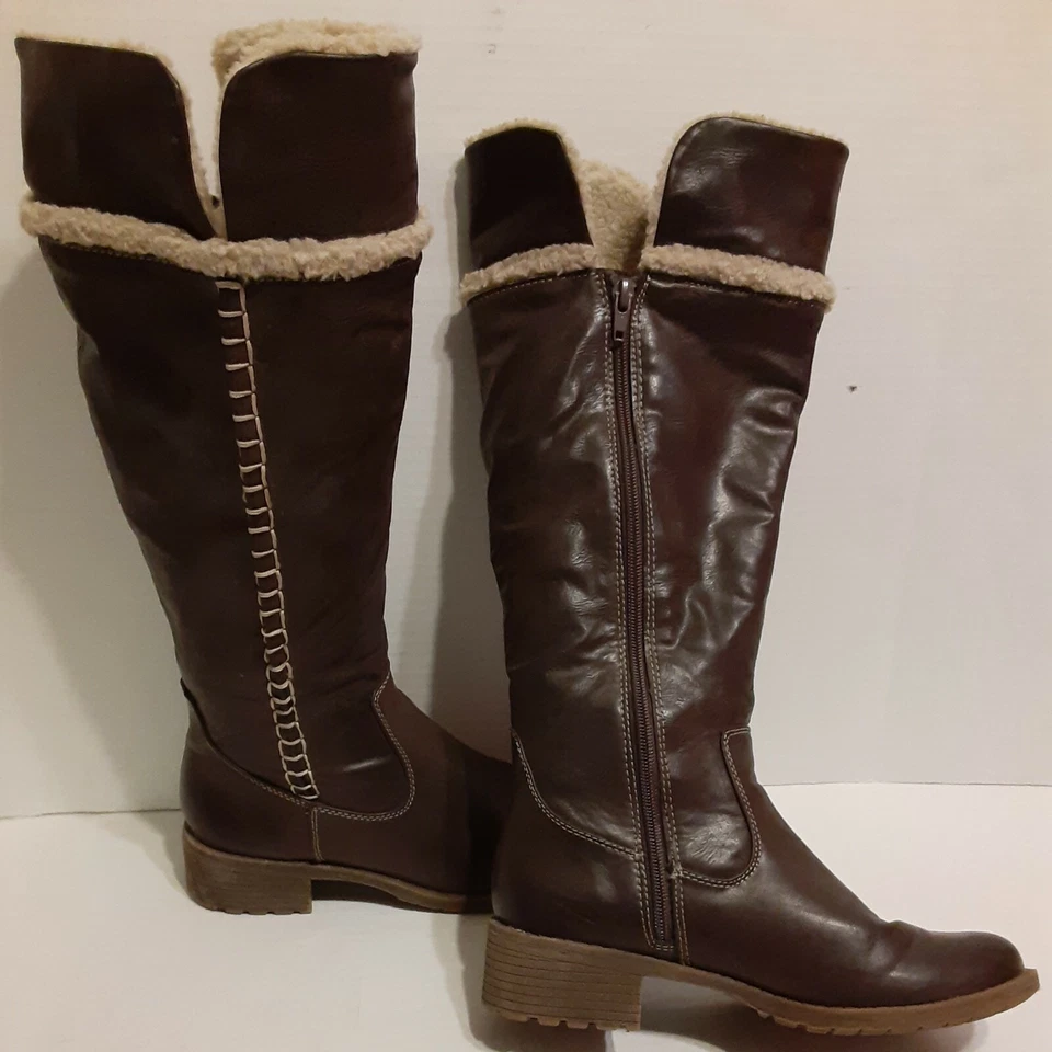 Botas de terreno Naturalizer Soul para mujer talla 6 marrón buey Foto 3 de 4