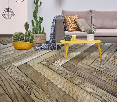3D Wood Texture PKE1546 Floor WallPaper Murals Wallpaper Mural Print Bea
