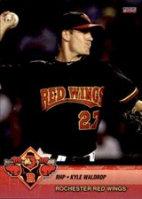 2010 Rochester Red Wings Choice #26 Kyle Waldrop Knoxville Tennessee TN Card