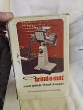 VTG  Rival Grind-o-Mat 303 Meat Grinder Food Chopper Grind-O-MAT HARVEST GOLD 