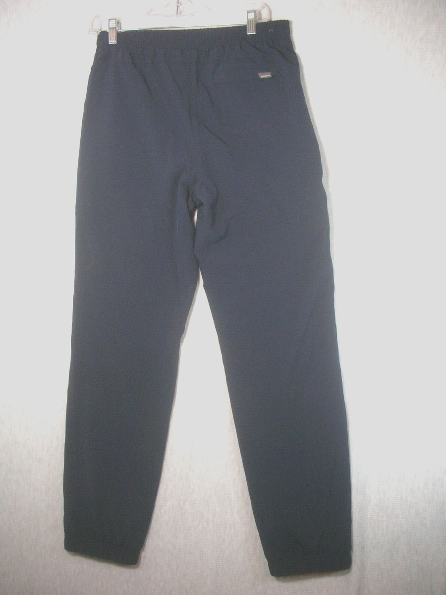 Eddie Bauer Pants Women 6 Navy Fleece Lined 5 Pockets Pull On