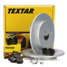 TEXTAR Bremsscheiben Ø 253mm + Beläge für FORD FIESTA V ST150 VI FOCUS I hinten