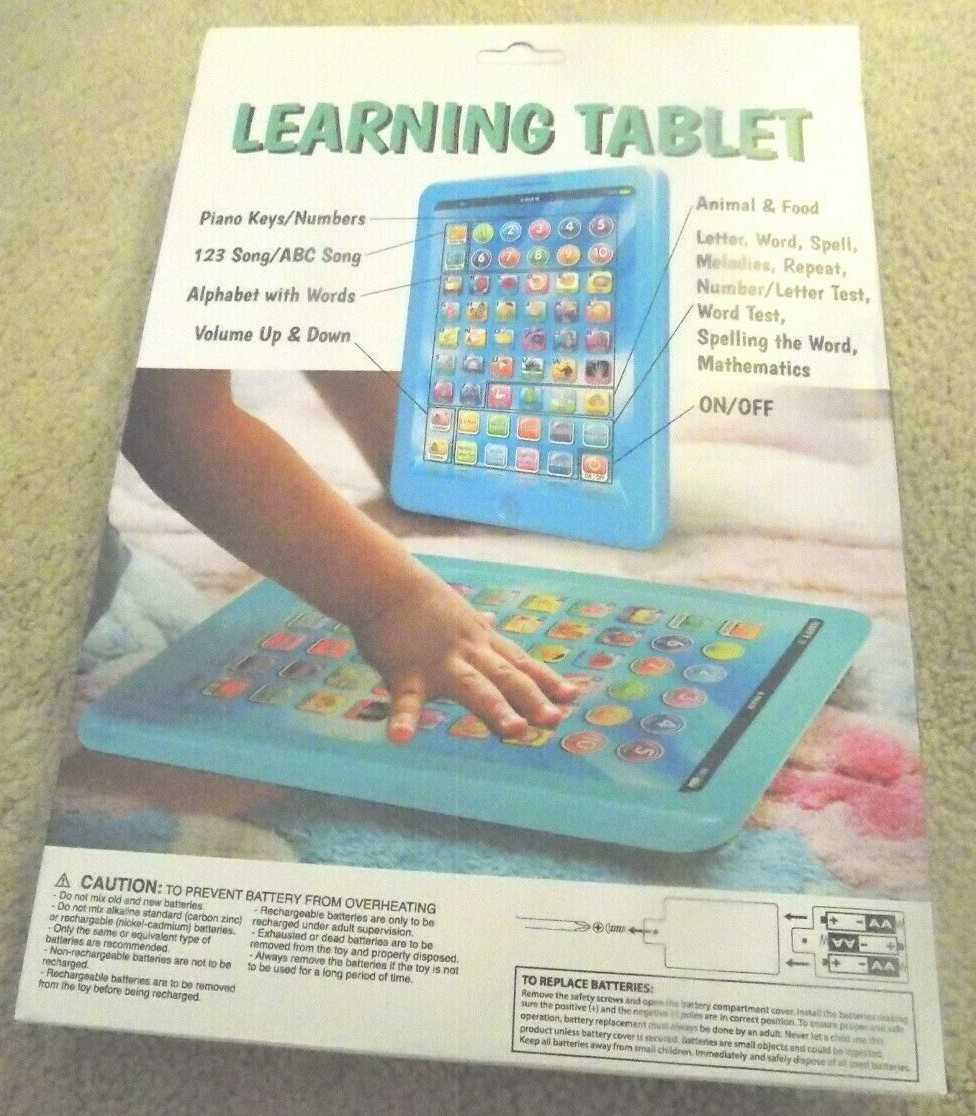 New-West Lake Toys Learning Tablet Alphabet Numbers Music Ages 3+