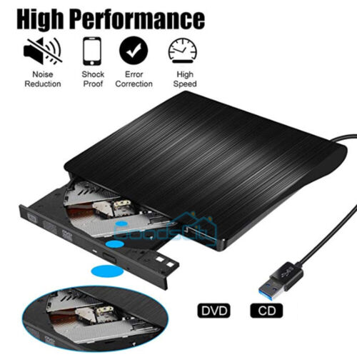 Pro USB 3.0 Externer Treiber DVD Reader 3D CD DVD Treiber Player für PC Mac A+ - Bild 4 von 42
