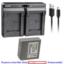 Kastar Battery Dual USB Charger for IA-BP85ST  Samsung SMX-F30 SMX-F33 SMX-F34