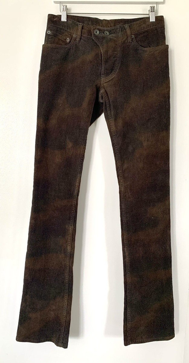 L.G.B. Le Grande Bleu Wolf 00087 Corduroy Camouflage Jeans Size 29