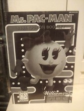 Ms. PAC-MAN Super Nintendo SNES Game Original 1996 B W Instruction Booklet ONLY