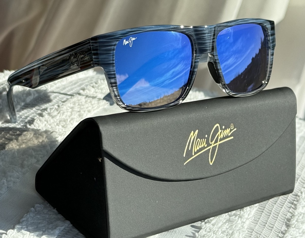 Maui Jim Keahi MJ 873 03 Blue Stripe Frame + Blue Hawaii Maui Jim Keahi MJ 873 03 Blue Stripe Frame + Blue Hawaii