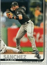#308 Yolmer Sanchez Chicago White Sox 2019 Topps Series 1 Baseball
