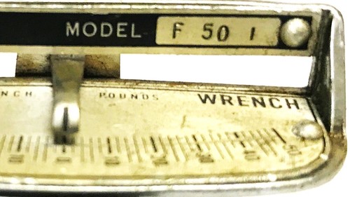 Sturtevant Richmont F Series 3/8 inch Flat Beam Torque Wrench F-50-1 USED - Picture 5 of 6