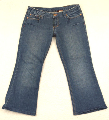 Vintage Bongo Womens Jeans Bootcut Flare Let me b 13 36x26 Y2K Hippie Grunge VTG