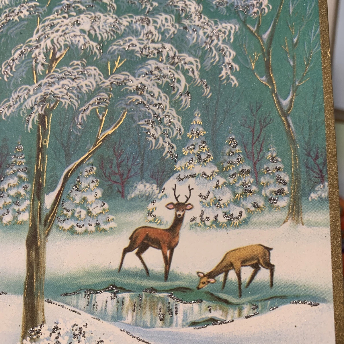 Glitter christmas cards online