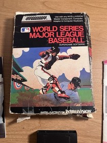 World Series Major League Intellivision ECS 1983 Mattel Edition Very Rare CiB