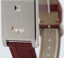 NEW 2025 PAPERS Cartier Tank à Guichets PLATINUM Manual 25mm WGTA0236 4582 BOX 7