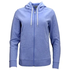 Eddie Bauer Evergreen Full Zip Hoodie Womens Blue Casual Athletic Outerwear 267-