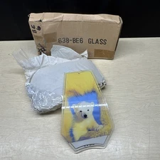 (6) Panes for OK Lighting Touch Lamp Glass 6 Panel Shade Baby Polar  638-BE6 