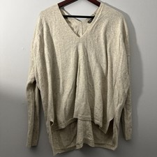 VINCE Womens Wool Cashmere Pullover Sweater Size S V-neck Long Sleeve