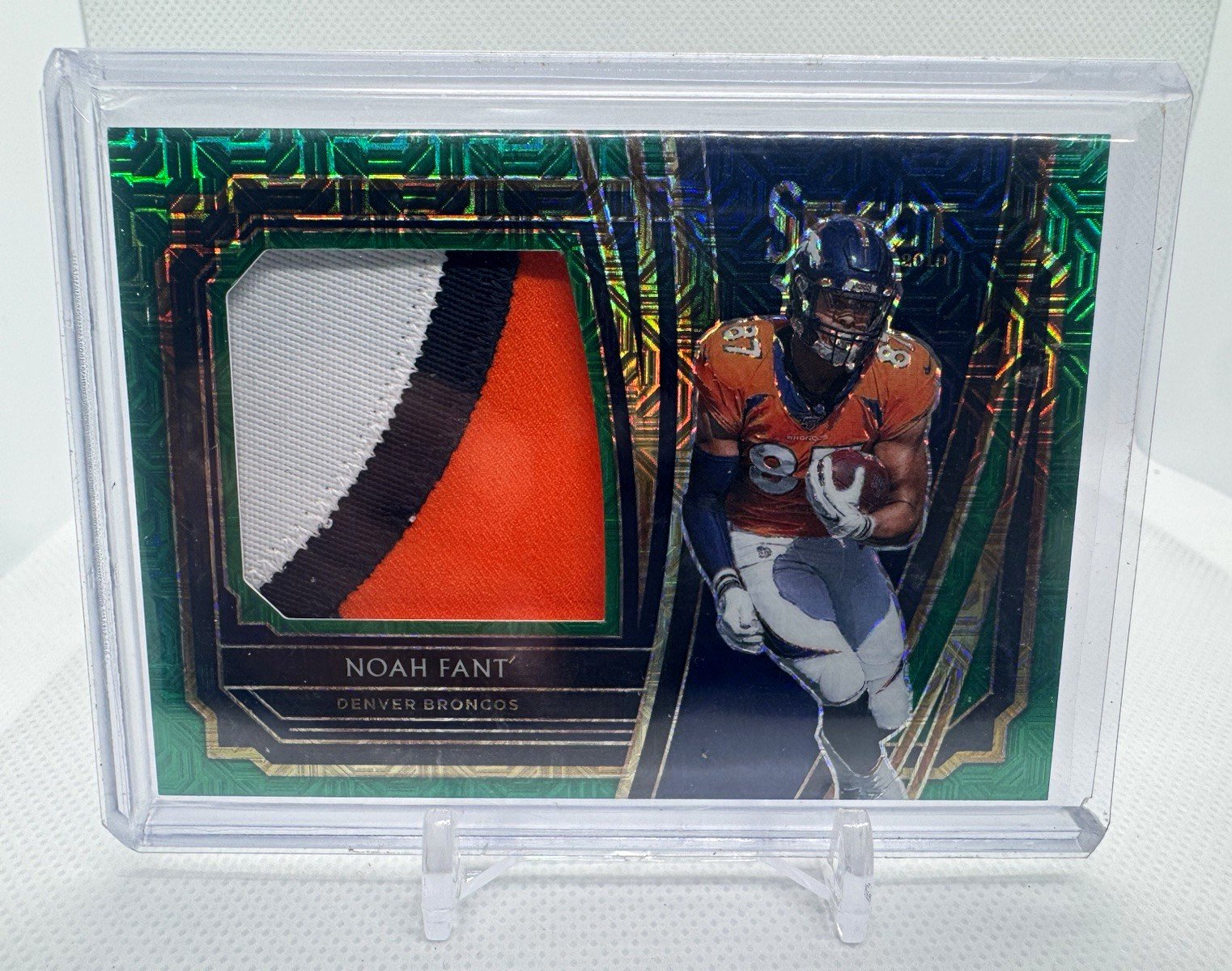 Noah Fant Panini Select Jumbo Rookie Swatch Prizm Relics #22 Base