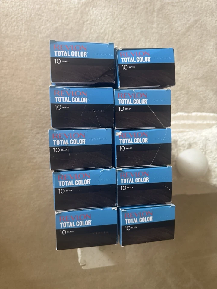 Revlon Total Color #10 Black Long Lasting Clean Vegan Nourishing Hair Dye 2 PACK - Image 3 of 4