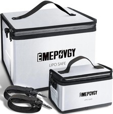 Fireproof Battery Safe Bag Explosionproof Battery Storage Guard Pouch for Cha...