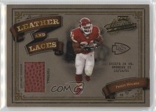 2003 Playoff Absolute Memorabilia Leather and Laces 49/250 Priest Holmes ex0