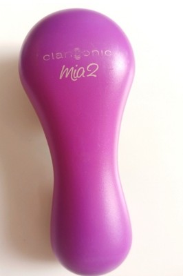 Clarisonic Mia 2 Electric Facial Cleansing Brush Amethyst 4 Heads, Cable & Case