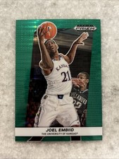 2022 Panini Prizm Draft Picks Flashbacks Joel Embiid #FB-JE Green Pulsar /25