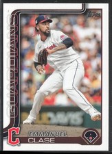 2025 Topps Emmanuel Clase Cleveland Guardians #326