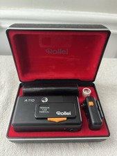 Rollei A110 110 Film Miniature Camera Tessar 23mm F2.8 Untested W/ Case.